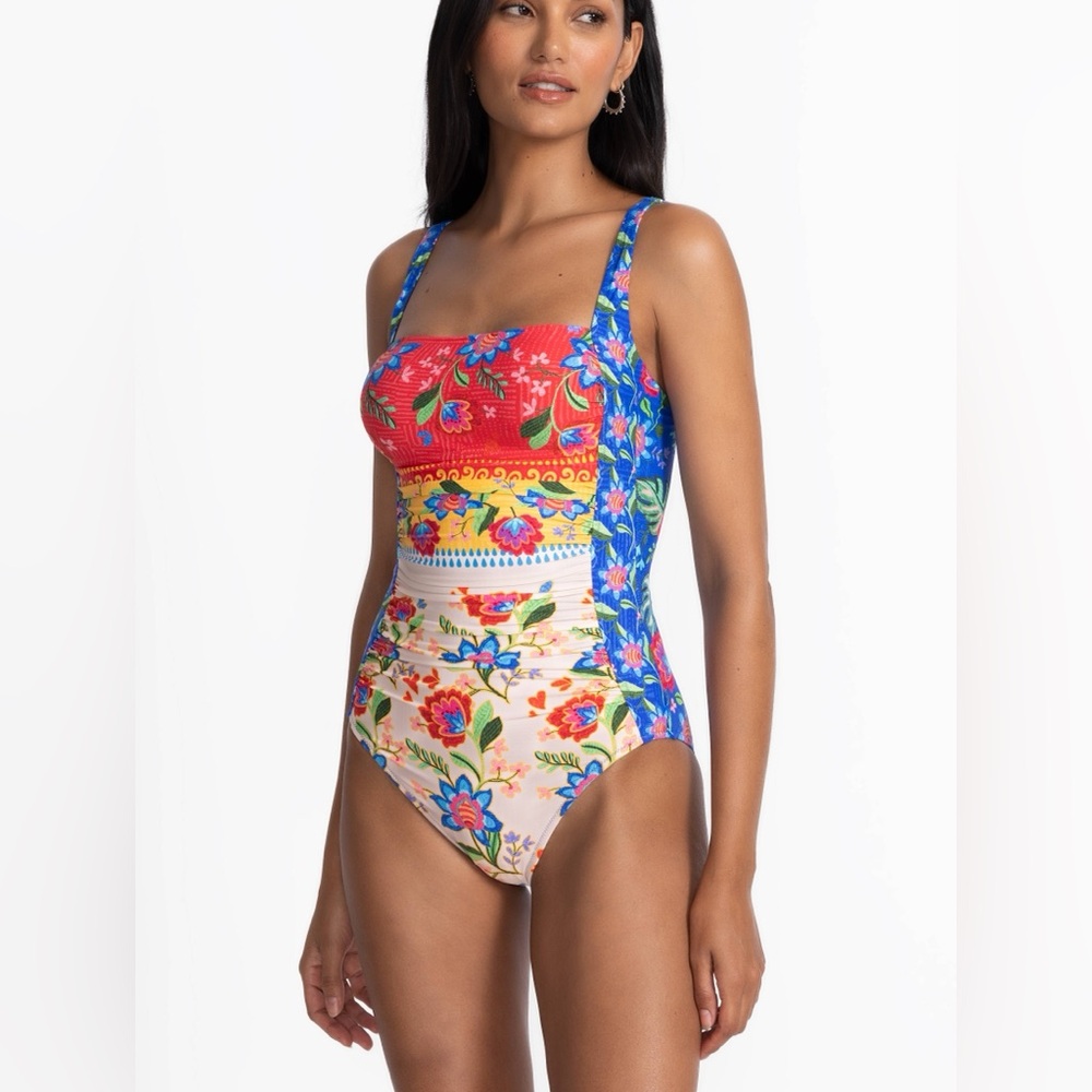 Johnny Was MARILYN RUCHED ONE PIECE